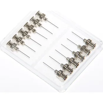 Nástroj na niť a příze Přesné nerezové dávkovací jehly 25G 12ks