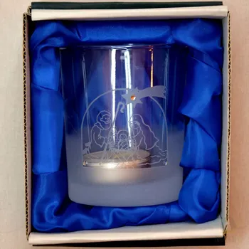 Vánoční svícen pískovaný Betlém