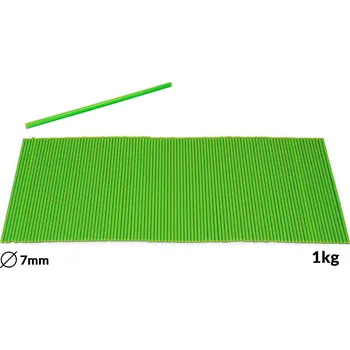 Tavná pistole Náplně tavné zelené do lepící pistole průměr 7mm 1kg