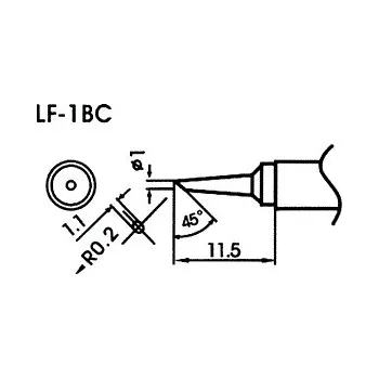 Páječka Hrot pro bezolovnaté pájky LF-1BC