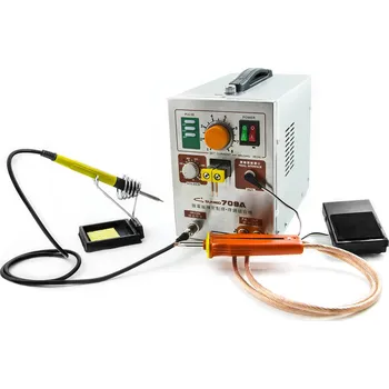 Svářečka Bodová svářečka kontaktů baterií a aku packů Sunkko 709A s mikropájkou