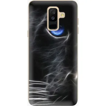 Pouzdro na mobilní telefon iSaprio Black Puma pro Samsung Galaxy A6 Plus