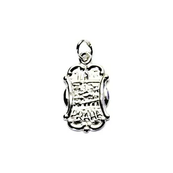 Přívěsek Zlatý přívěsek, město Praha, bílé zlato, P 455