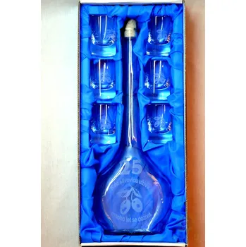 Velká sada láhev pískovaná Contesa 0,5l 25let