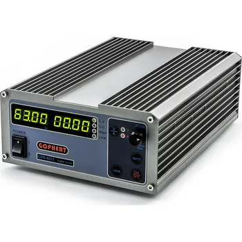 Laboratorní zdroj Pulzní laboratorní zdroj s wattmetrem Gophert CPS-6011 0-60V/11A