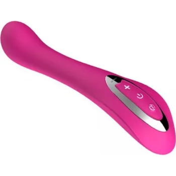 Vibrátor VIBRÁTOR BESS-X1 S 12 VIBRAČNÍCH STUPNŮ (Pořiďte si společníka do ložnice, ať už do páru nebo jen na sólo hrátky. S tímto parťákem zažijete neopakovatelné chvíle rozkoše. Vibrátor je speciálně navržen tak, aby dráždil bod G (zahnutá špička jemné zvlnění p