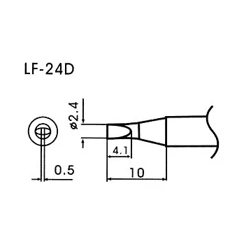 Páječka Hrot pro bezolovnaté pájky LF-24D