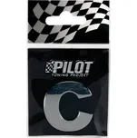 Pilot Chromované samolepící 3D písmeno (C) - Lampa Italy 07863