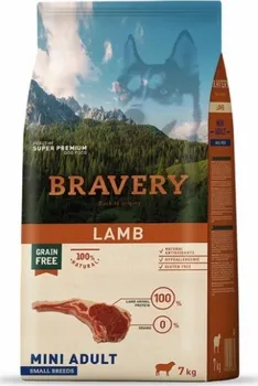 Krmivo pro psa Bravery Dog Grain Free Adult Mini Lamb