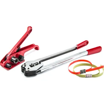 Stahovací páska Napínač plastových PP, PES, PET pásek 10-16mm s uzavíracími kleštěmi set