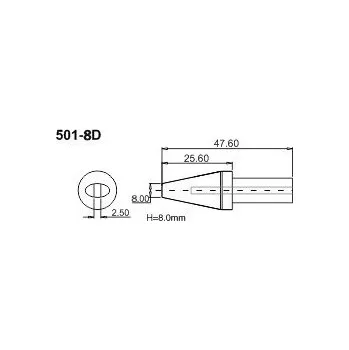 Páječka Hrot Bakon500-8D