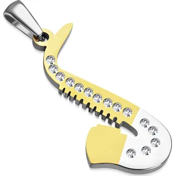 Přívěsek Přívěsek z chirurgické oceli Saxophon PPC576
