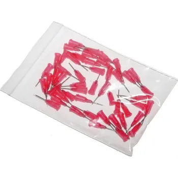 Injekční jehla Nerezové dávkovací jehly s vloženou teflonovou trubičkou 27G 50ks