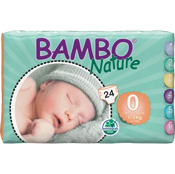 Plenkové kalhoty Abena Bambo Nature Premature 1-3kg 24 ks