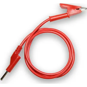 Síťový kabel Kabel k laboratorním zdrojům 50cm červený