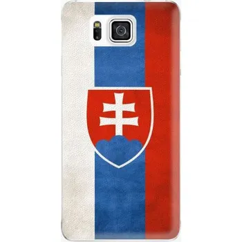Pouzdro na mobilní telefon iSaprio Slovakia Flag pro Samsung Galaxy Alpha