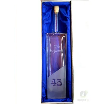 Pískovaná láhev Axel - 45 let