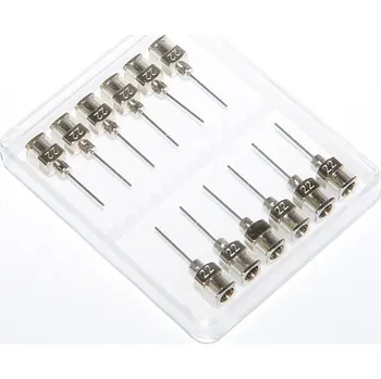 Nástroj na niť a příze Přesné nerezové dávkovací jehly 22G 12ks