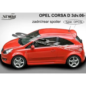 Auto-moto Stylla Střešní spoiler - stříška Opel Corsa D (2006 - 2014) 3. dveřový model - OPC5C