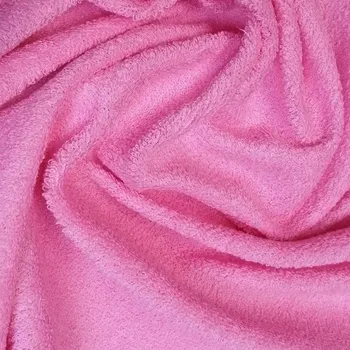 Prostěradlo FROTÉ prostěradlo 190x80 cm - RŮŽOVÉ