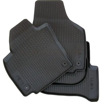 autokoberec Gumové koberce Škoda Yeti Facelift (2013 - 2017) zvýšený okraj, originál