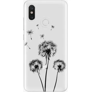 Pouzdro na mobilní telefon iSaprio Three Dandelions Black pro Xiaomi Mi 8