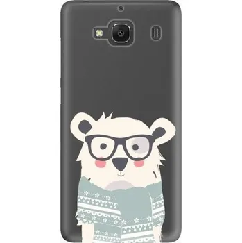 Pouzdro na mobilní telefon iSaprio Bear With Scarf Xiaomi Redmi 2