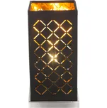 Globo 15229T1 | CLARKE stolní lampička | 1xE14 | černá | Š: 11 cm |