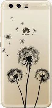 Pouzdro na mobilní telefon iSaprio Three Dandelions black Huawei P10