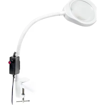 Lupa Ohebná servisní LED lampa s lupou PDOK PD-032A 8 dioptrií 3x zoom bílá