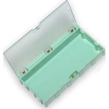 Miniaturní plastové šuplíky na SMD součástky B4 - zelené