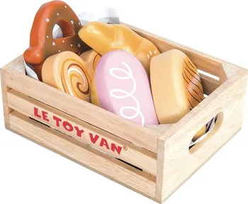 Dřevěná hračka Le Toy Van bedýnka s pečivem