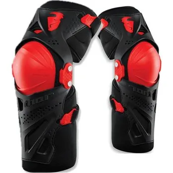 Motocyklový chránič hrudi a pátěře Chránič kolen Thor XP černo/červené Velikost obuvy: L/XL