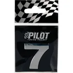 Pilot Chromované samolepící 3D číslo (7) - Lampa Italy 07894