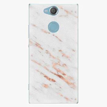 Pouzdro na mobilní telefon iSaprio Rose Gold Marble pro Sony Xperia XA2