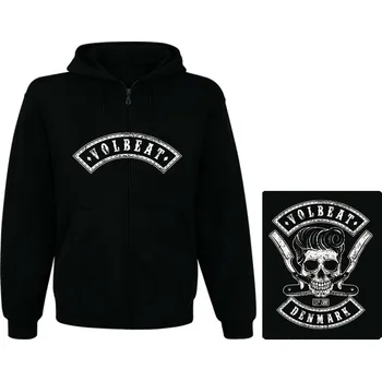 Pánská mikina mikina s kapucí a zipem Volbeat - Denmark