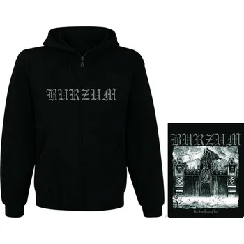 Pánská mikina mikina s kapucí a zipem Burzum - Det Som Engang Var