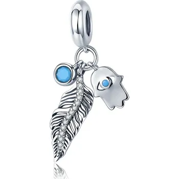 Přívěsek Elenys stříbrný přívěsek Spirituální pírko