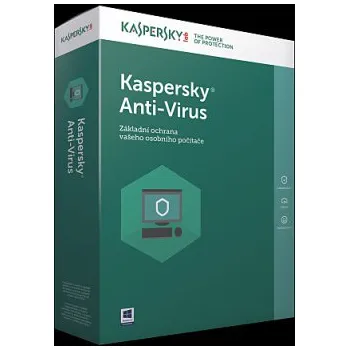 Antivir Kaspersky Anti-Virus CZ  1PC 2 roky