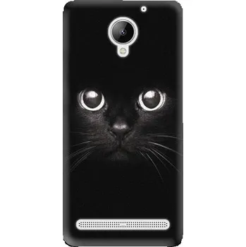 Pouzdro na mobilní telefon iSaprio Black Cat Lenovo C2