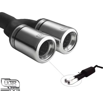 Zadní díl výfuku Ulter Sport Sportovní výfuk Škoda Octavia I RS (1.8T - 132 kW) -