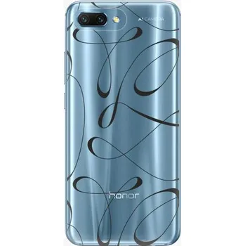 Pouzdro na mobilní telefon iSaprio Fancy Black pro Huawei Honor 10