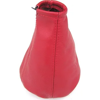 Kožená manžeta řadící páky J-TEC, červená