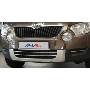 Autodíl Milotec Lišty masky předního nárazníku Škoda Yeti (2009 - 2013) -
