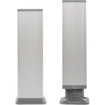 Nábytkové kování Noha rektifikační Al - 40x40/100mm