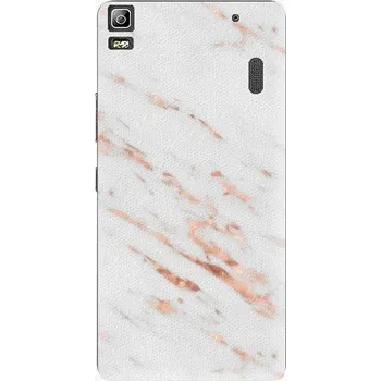 Pouzdro na mobilní telefon iSaprio Rose Gold Marble pro Lenovo A7000