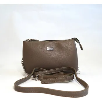 Kabelka Dámská malá crossbody kabelka David Jones CM3934 hnědošedá | KabelkyproVas.cz