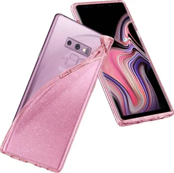 Pouzdro na mobilní telefon Spigen Liquid Crystal Glitter pro Samsung G960 Galaxy Note 9 růžové