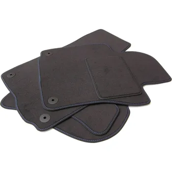 autokoberec Textilní autokoberce Mazda 6 III (2012 - 2024) s fixací - Standard Oranžová nit