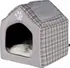 Pelíšek pro kočku Trixie Silas 40 x 45 x 40 cm šedý/krémový